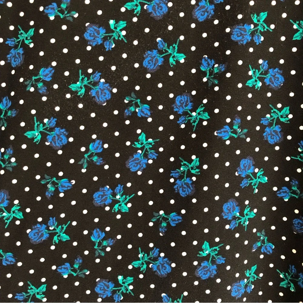 Draper James x Eloquii Forget Me Dots Floral Polka Dot Dress - Picture 9 of 10